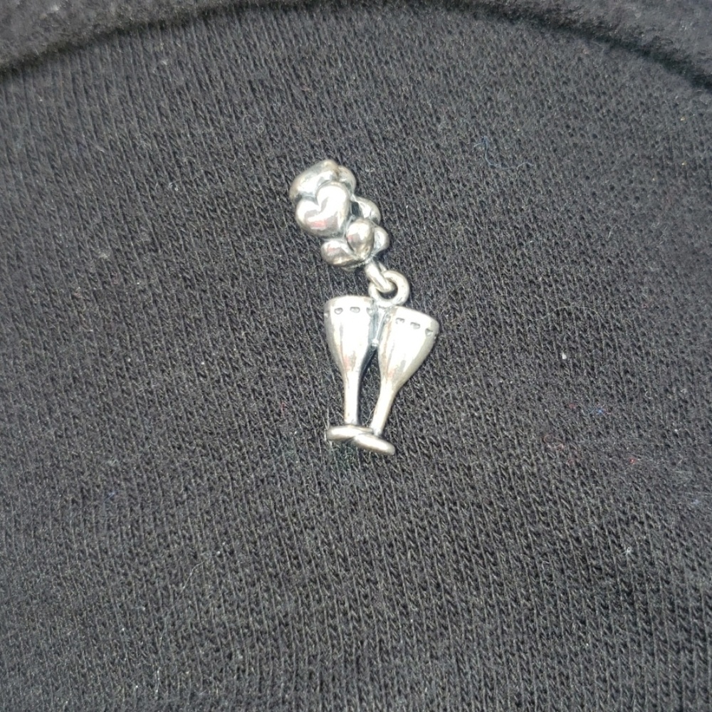 Pandora champagne toasting